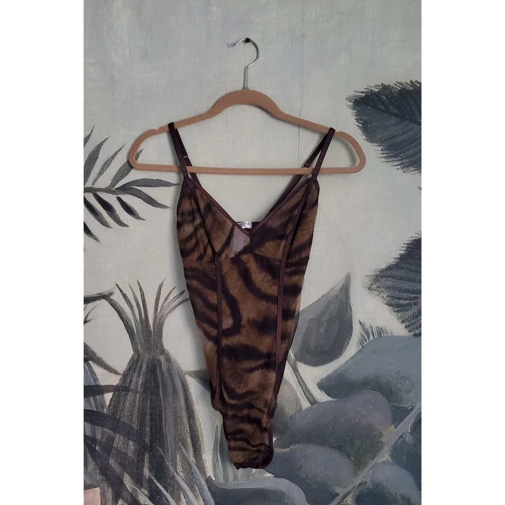 Pleasure State Animal Print Bodysuit